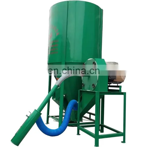 Animal Chicken Duck Goose Pig Cow Feed Grinder Crusher and Mixer Blender Machine photo-2