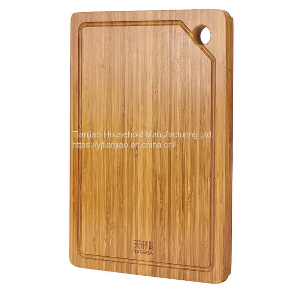 Wholesale Larger Bamboo Chopping Board With Juice Groove Have Hole Thick Kitchen Food Serivng Charcuterie Cutting Boards photo-2