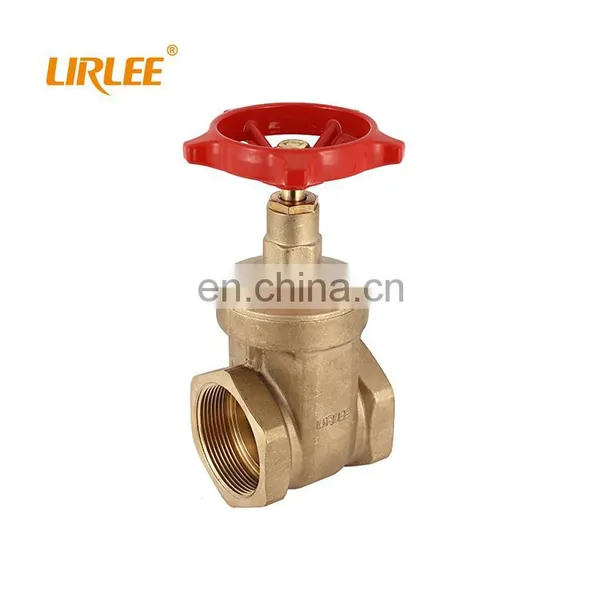 LIRLEE Durable Water Control Handwheel Stem Extension Bronze Kuningan Gate Valve photo-4
