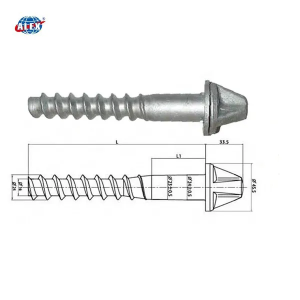 Sleeper Screw DHS35 With Uls7 Washer Accessories for W14HH Fastening System photo-2