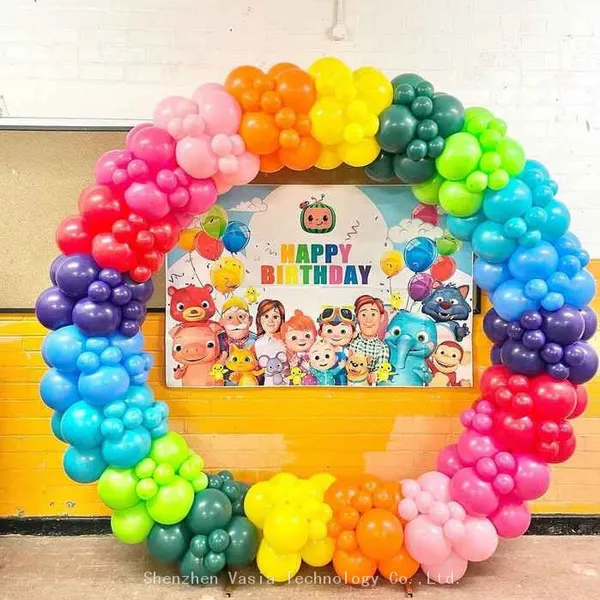 Factory Direct Rainbow Balloon Arch Kits - 122-200 Pcs, Mixed Sizes, Ideal for Event Decor Companies photo-3