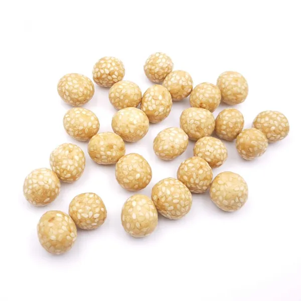 Sesame Coated Peanuts Crispy Balls Savory Crunchy Coated Peanut Snacks OEM Private Label Bulk Nut & Kernel Snack Supply photo-2