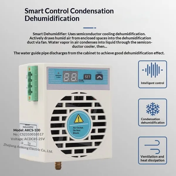 Intelligent Dehumidification Controller for High-voltage Switchgear Cabinet With Touch Screen and Standard Compliant Design photo-4