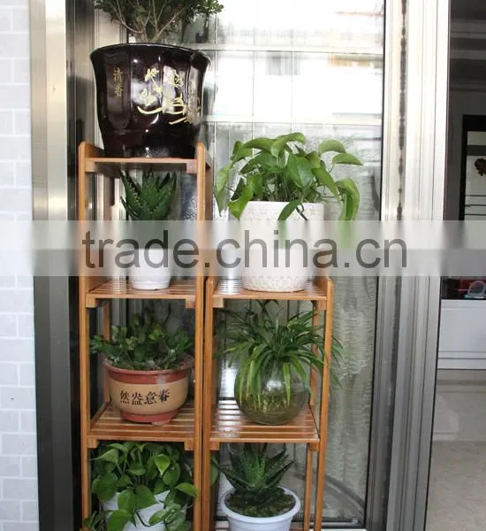 2015 Solid Wood Flower Shelf,retail Store Wood Display Shelf photo-2