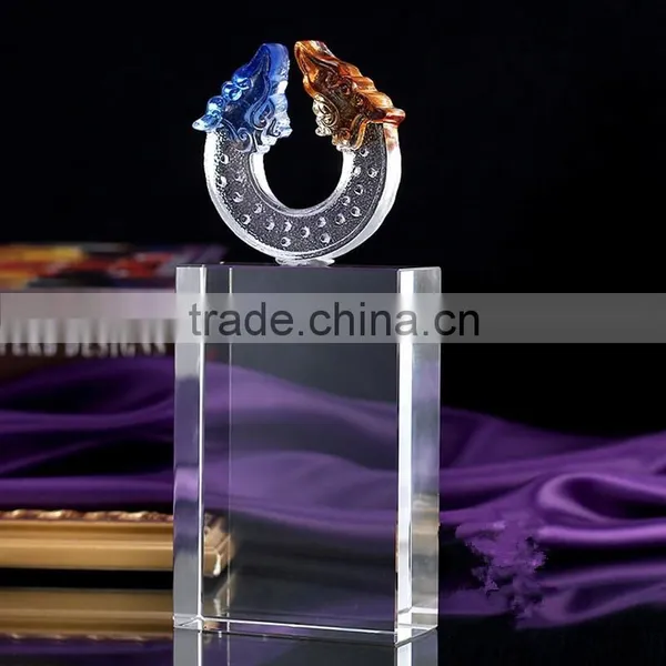3d Laser Crystal Trophy Award for Sport Competition
