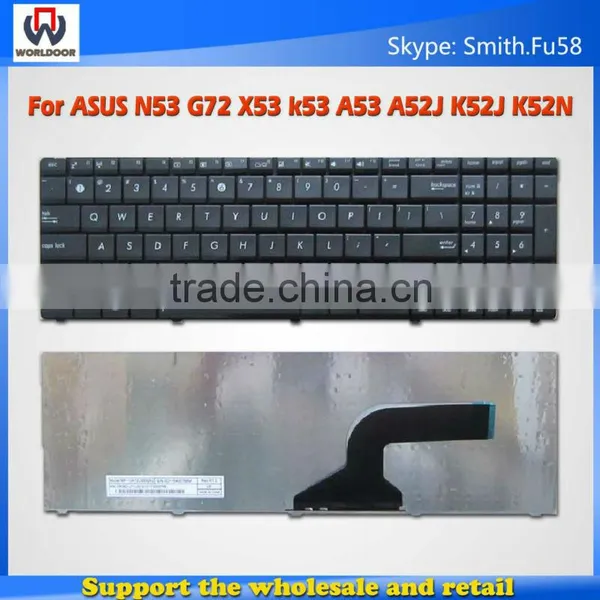 Laptop Keyboard for ASUS N53 G72 X53 K53 A53 A52J K52J K52N