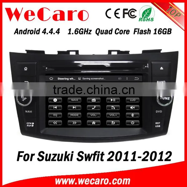 Wecaro WC-SS7669 7" Android 4.4.4 WIFI 3G Touch Screen Car Dvd Player Multimedia Car Audio System for Suzuki Swift 2011 2012 photo-6