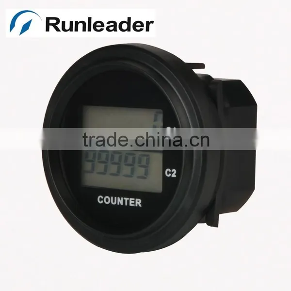 Digital Round DC 8-48V Counter and Counter for Marine Forklift Truck Tractor Cleaning Van Vehicle Golf Cart RL-HM005F photo-3