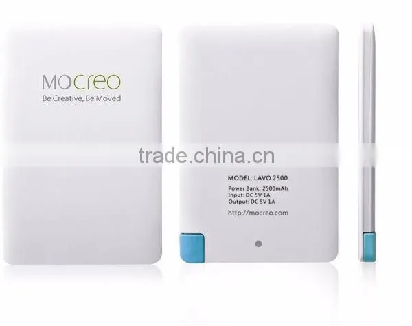 Most Popular Fashion Portable 2500mAh Credit Card Power Bank for Andorid/IOS photo-5