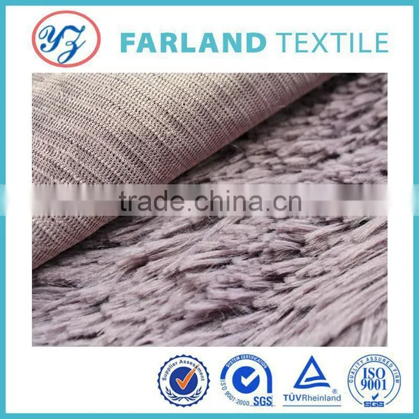 100% Polyester Textile Long Pile pv Plush Fabric photo-2