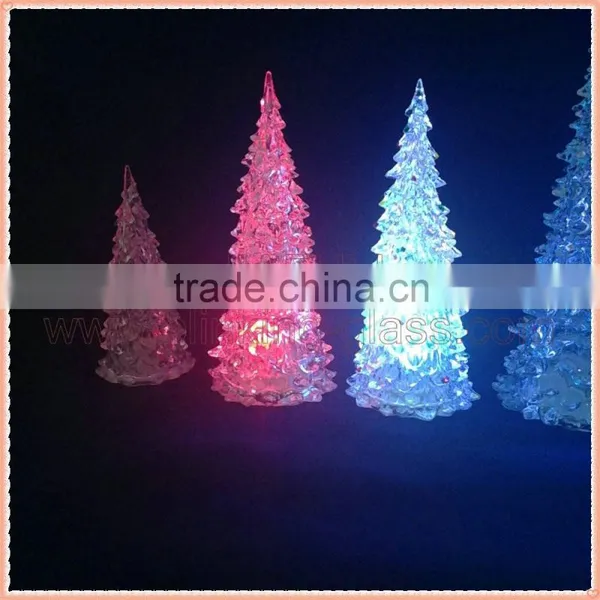 2015 Wholesale Colorful ps Led Spiral Christmas Tree