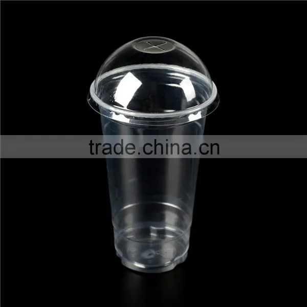 700ml PET and PP Transparent Disposable Plastic Cups With Dome and Flat Lids photo-4