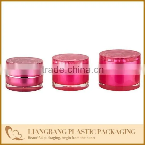 2015 Rose Jar Cosmetic Jar With Three Size and New Acrylic Cosmetic Jar photo-2