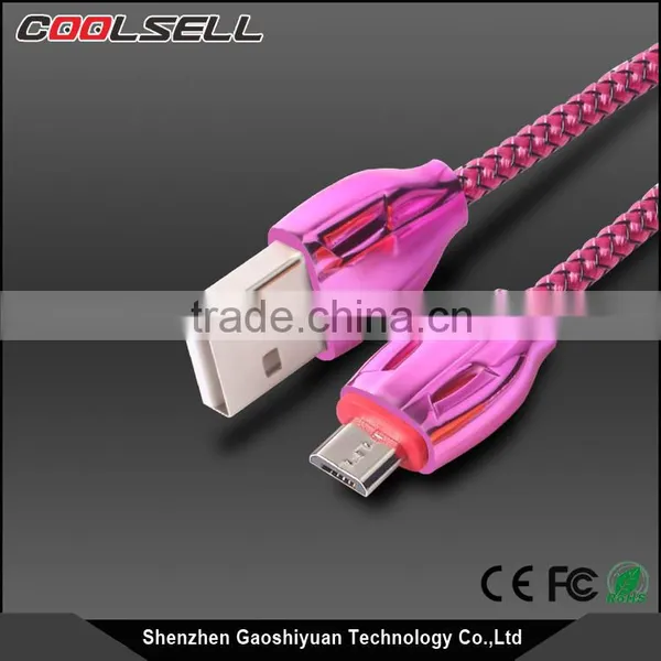 Colorful Snake Skin Design Micro 1M Usb Data and Sync Cable for Sumsung Mobile Phones or Smart Phone photo-4
