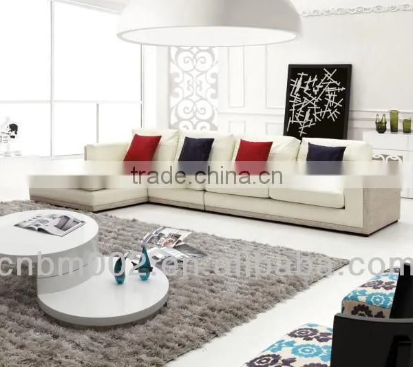 2014 New Modern Leather Sofa Set Imported Leather and China Leather
