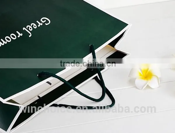 Customized Lamination Printing, Ivory Board /art Paper Bag ,shopping Promotion Bag , Cotton Rope Handle photo-2