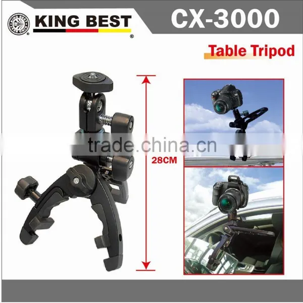 KINGBEST CX-3000 Lightweight Universal Camera Multi-clamp Pod Tripod /metal Clamp Tripod / Professional Tripod /camera Tripod