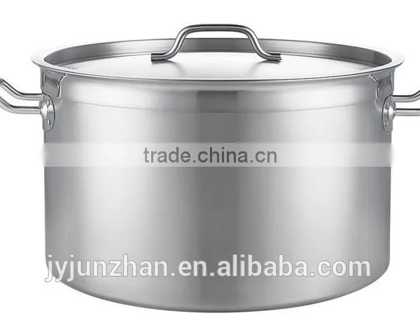 Large Stainless Steel Cooking Pot With 3 Ply Bottom and Low Price-- Guangdong Junzhan photo-3