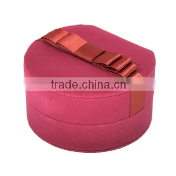 Wholesale Custom Fancy Velvet Jewelry Gift Box With Ribbon photo-5