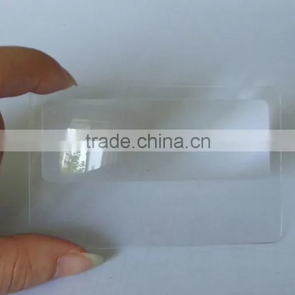 Clear Frosted Plastic Business Cards Magnifying Business Cards photo-4
