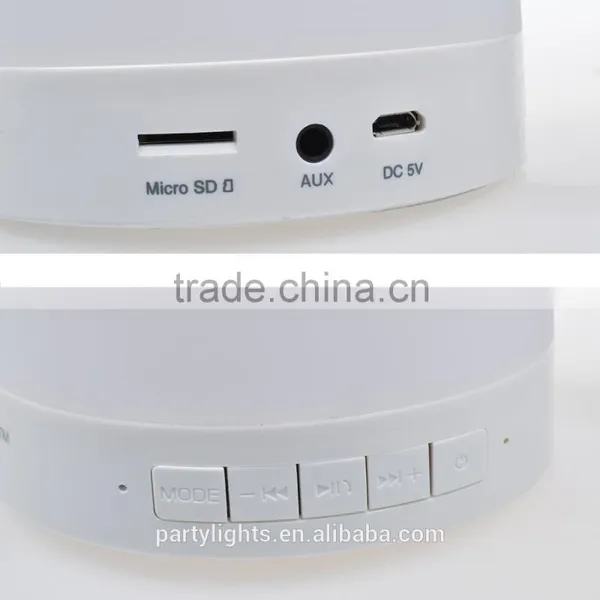 Smart Wireless Mini Portable Youtube Speaker Phone With Touch LED Lamp photo-4