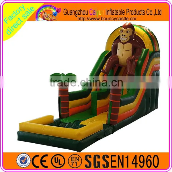 Monkey Inflatable Dry Slide for Sales photo-3