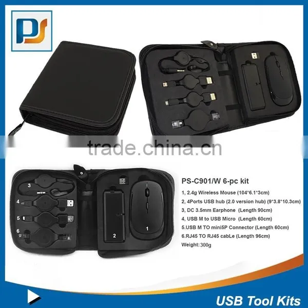 2015 Hot Selling Cheap Price Portable Mobile Charging USB Tool Kits Travel Set photo-3