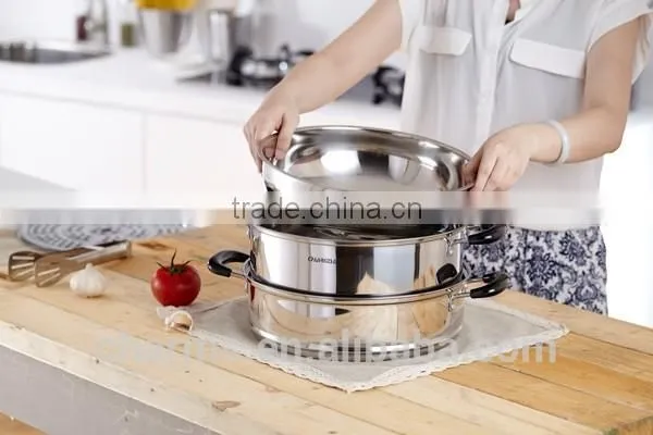 2016 800W Stainless Steel Food Steamer With Digital FS4401DS&Non-stick Stainless Cookware photo-4