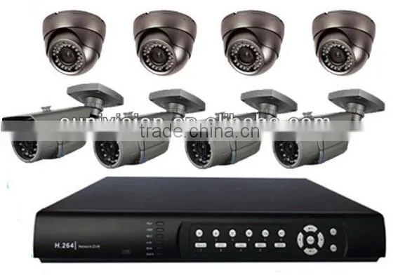 2016 Hot Selling High Quality 220v Cheap Home IP66 Weatherproof ip Security System 8ch Wireless With Camera for European Market Quality Choice photo-2