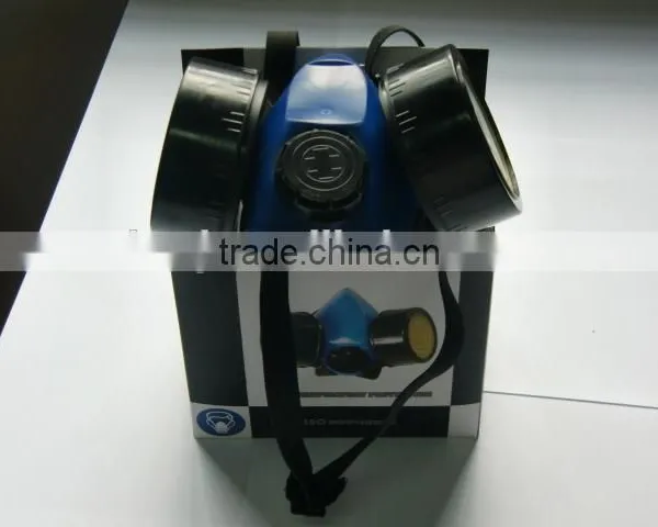 Double Cartridges Face Mask Cheap Face Mask 100% TPR Frame Military Actived Carbon Filter Chemical Half Face Mask Manufacturer photo-2