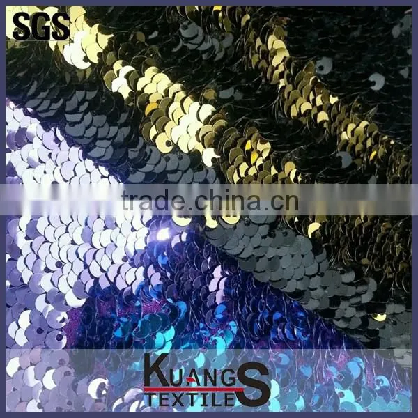 Gold Softtextile Sequin Fabric photo-2