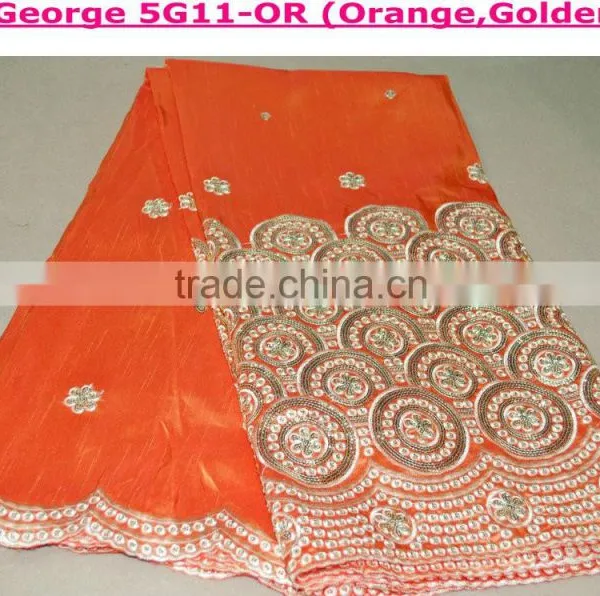 Wholesale Fashion Curious George Fleece Fabric African George Lace Fabric Beaded George Fabric Promotion Sale photo-2