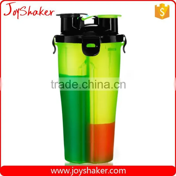 2015 New BPA Free 2 in 1 Twin Pack Plastic Dual Shaker photo-6