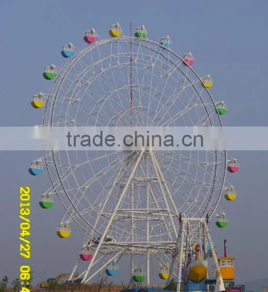China Mid-sized Manufacturer Outdoor Amusement Park Ride Led Light Ferris Wheel photo-4