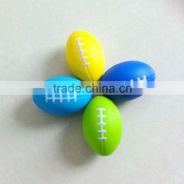 pu Stress Rugby Ball 4 Colors Foam Rugby Ball photo-2
