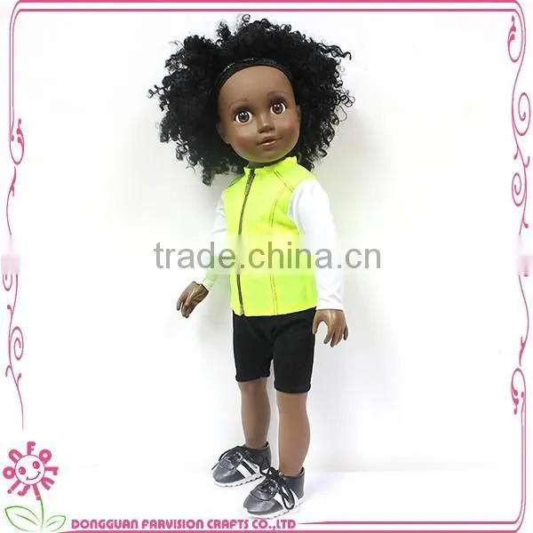 Baseball Black Doll With Wholesale Sneakers Shoes for Dolls photo-3
