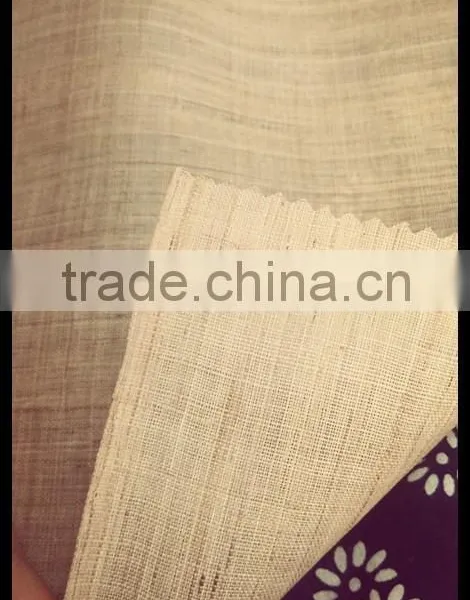 Unbleached 100% Handmade Ramie Woven Cloth photo-3