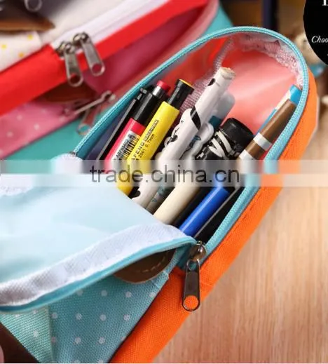 Korea Style Mini Backpack Shape Pencil Case Made in China photo-5