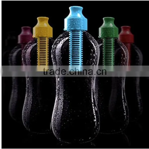 Portable Filter Water Bottle Fashion Plastic Carbon Filter Water Bottle Sports Bottle photo-2