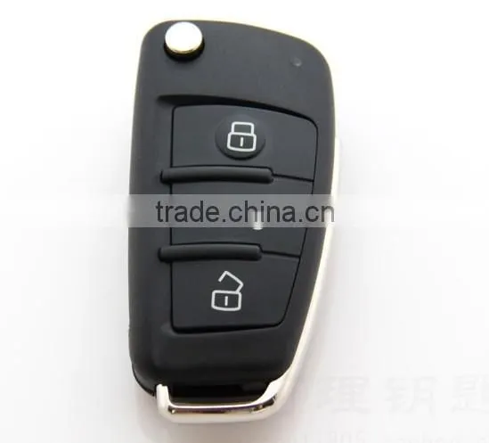 A6Car Key Remote 433 MHz for Audi Remote Control 3 Buttons photo-2