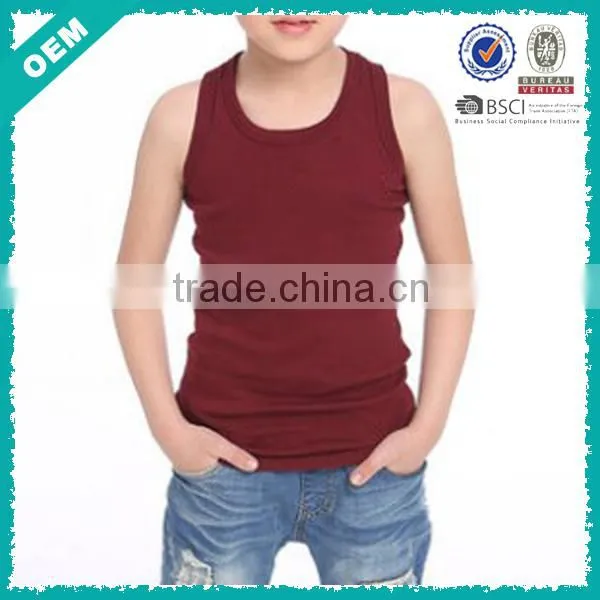 Children Gym Wear , Child Tank Tops , Child Sleeveless Clothing