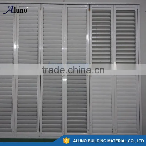 Aluminium Louvered Bifold Shutters/Louvered Bifold Window Shutters for Outdoor photo-3