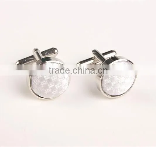 White and Black Alloy Cufflinks ,Swank Red Fiber Cufflinks, Fiber Cufflinks