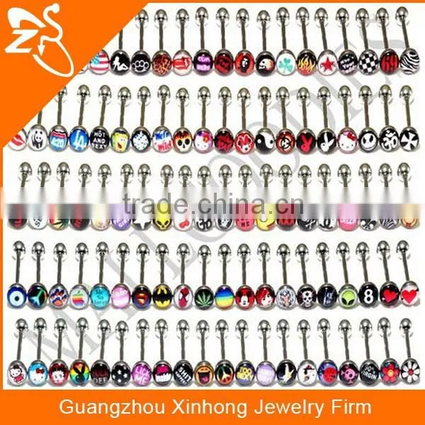 Stainless Steel Tongue Ring Sex Toy Hot Sell Body Jewelry photo-2