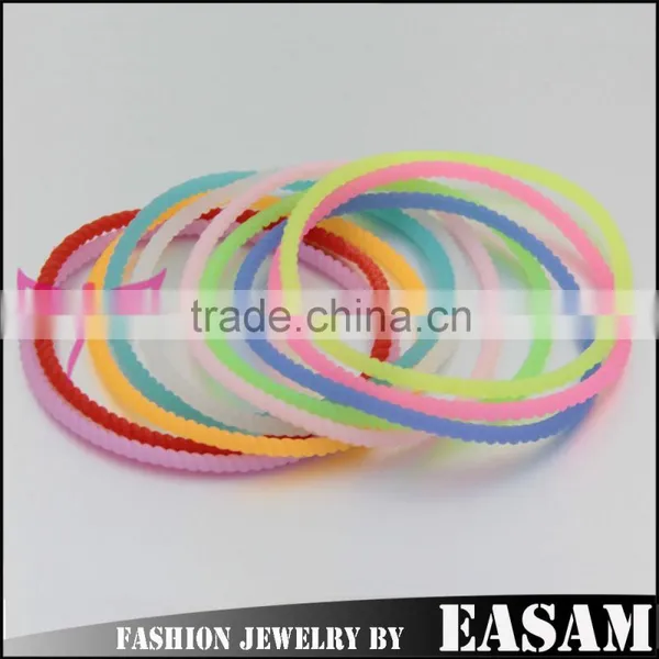 European Market Stylish Infinity Bracelet,thin Silicone Bracelet,tie Shape Rubber Bracelet