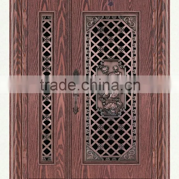 Simple Generous Copper Aluminum Stainless Steel Entry Seamless Doors