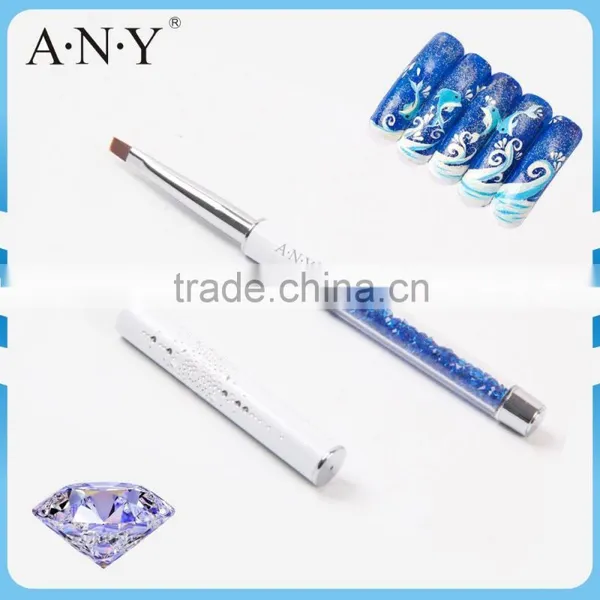 ANY UV Gel Nails Building Design Rhinestone Acrylic and Gel Nails Brush