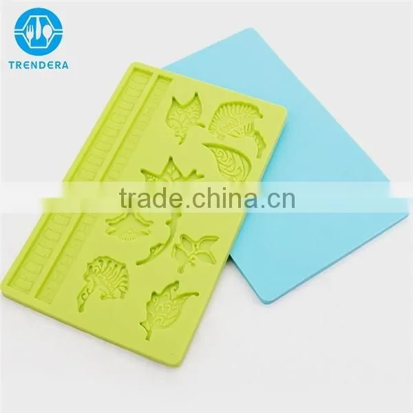 Beautiful Flower Leaf Shaped Silicone Decorating Cake Tools photo-6