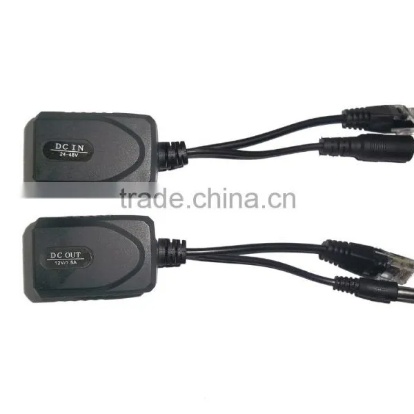 Popular Security POE Splitter POE Injector Splitter Transmitter Power 12V to Camera photo-3