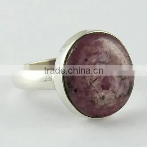 Vintage Style !! Bezel Setting Star Ruby 925 Sterling Silver Ring, Antique Silver Jewellery, Silver Jewellery